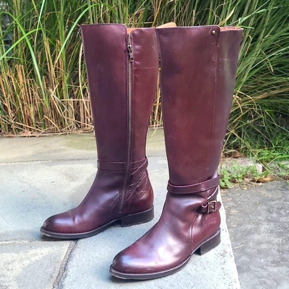 Frye Jordan strap tall boots